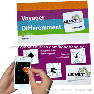 Mobile Screen Cleaner, Digital Photo/Offset Printing, 28*28mm Size